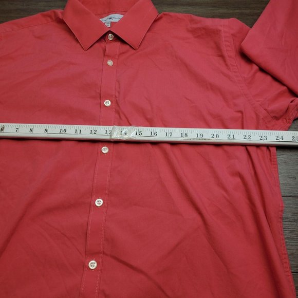 Beverly Hills Polo Club XL button up Red long slee - Picture 4 of 7